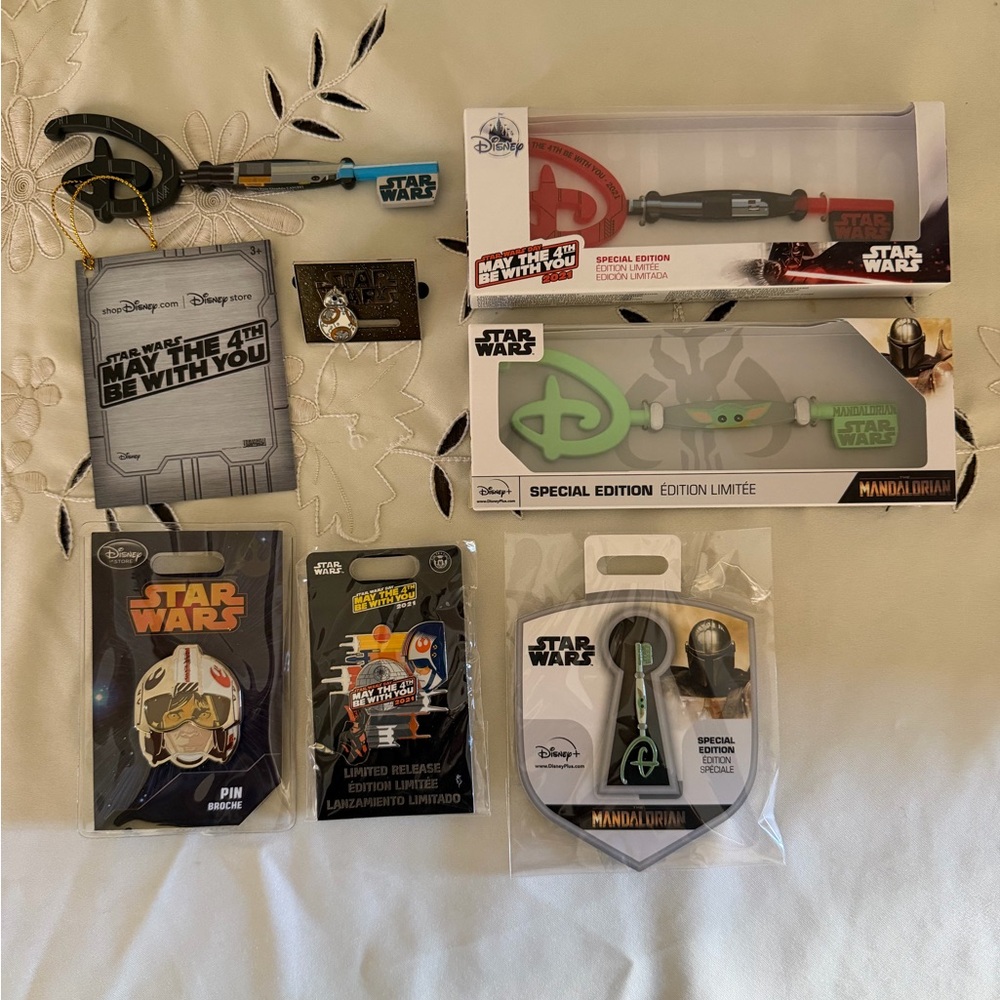 Star Wars Collectible Key & Pin Set